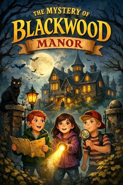 The Mystery of Blackwood Manor: A Spooky Adventure for Brave Kids: A Spooky Mystery Adventure for Kids Ages 8–12